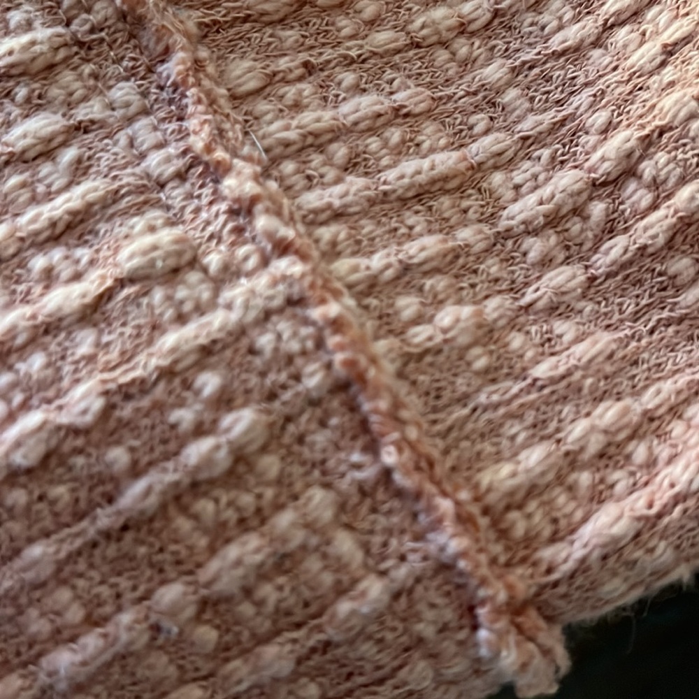 Two by Vince Camuto melon colored cotton polyester cardigan sweater. Size M. - Picture 3 of 7